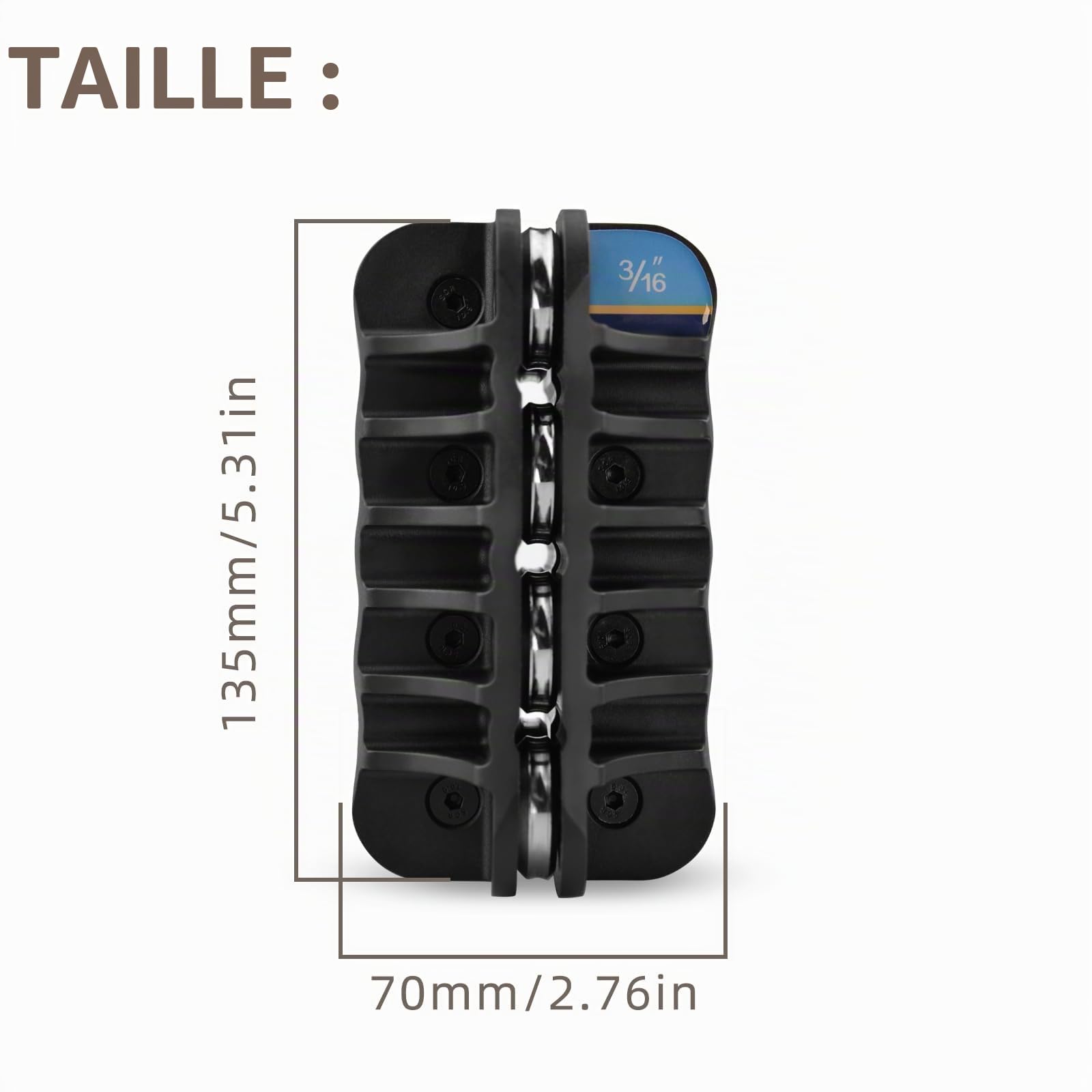 Redresseur de tuyaux portatif, redresseur de Conduite de Frein pour conduites de Frein en Acier/Aluminium/cuivre, Produits laminés de tuyaux Pratique enroulés pour Frein et Alimentation (3/16 Pouce)