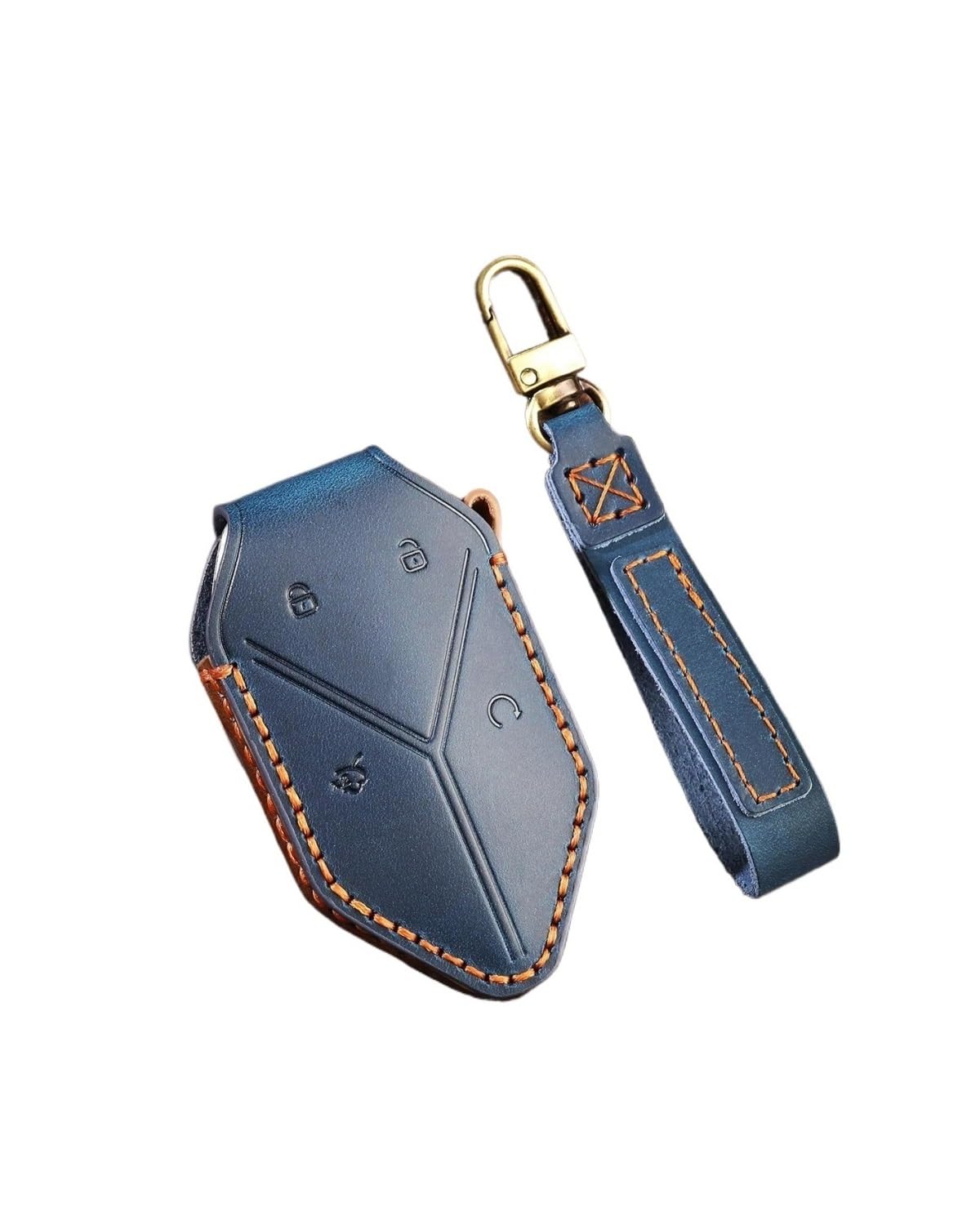 Car Key Cover For BYD Formula Leopard Car Key Cover Holder Case Protector Shell Remote Keychain Accessories(Blue)