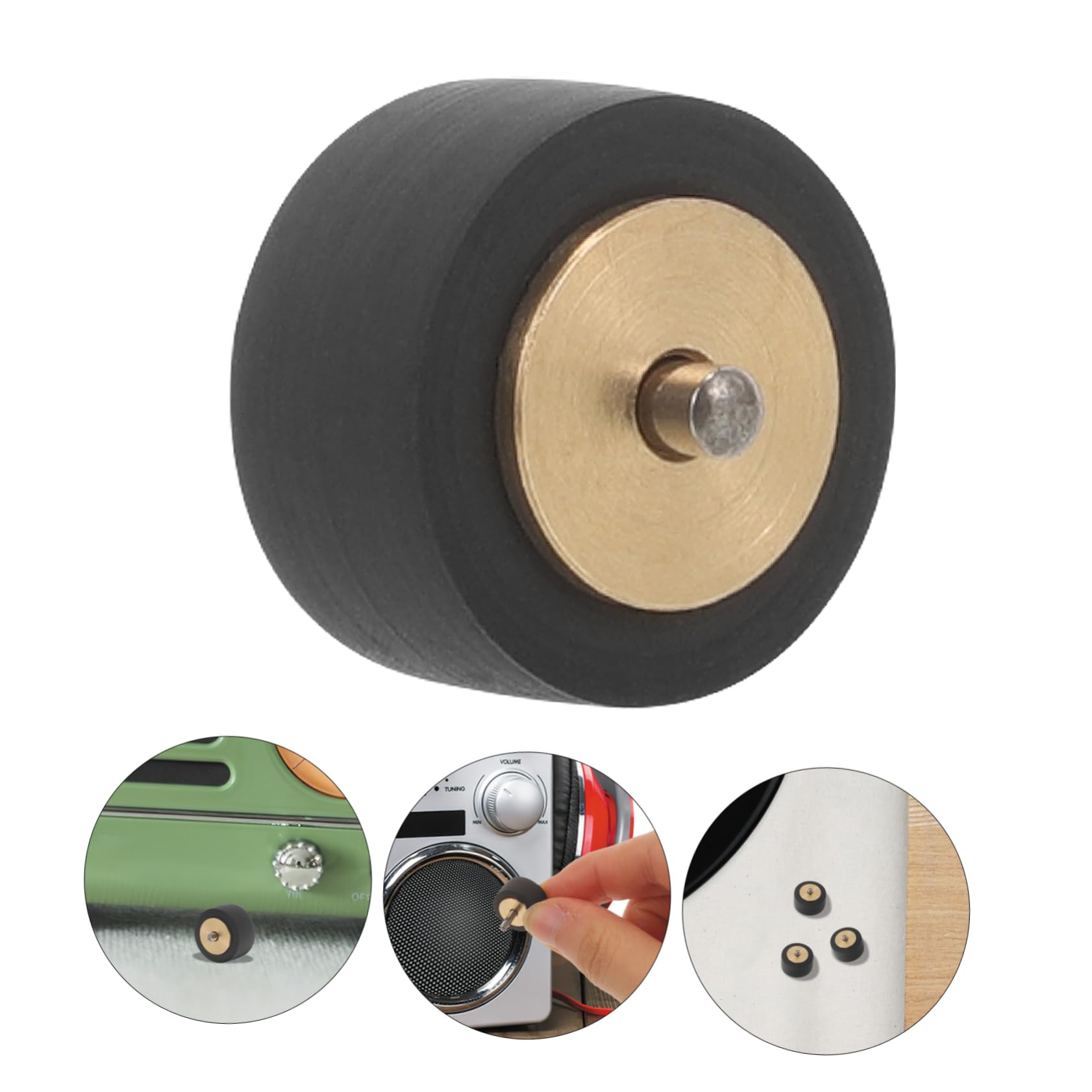 Kit De 4 Rodillos De Presión Para Grabadoras De Audio Y Video - Compatible Con Reproductores De Cintas, DVD, Resistente Al Desgaste