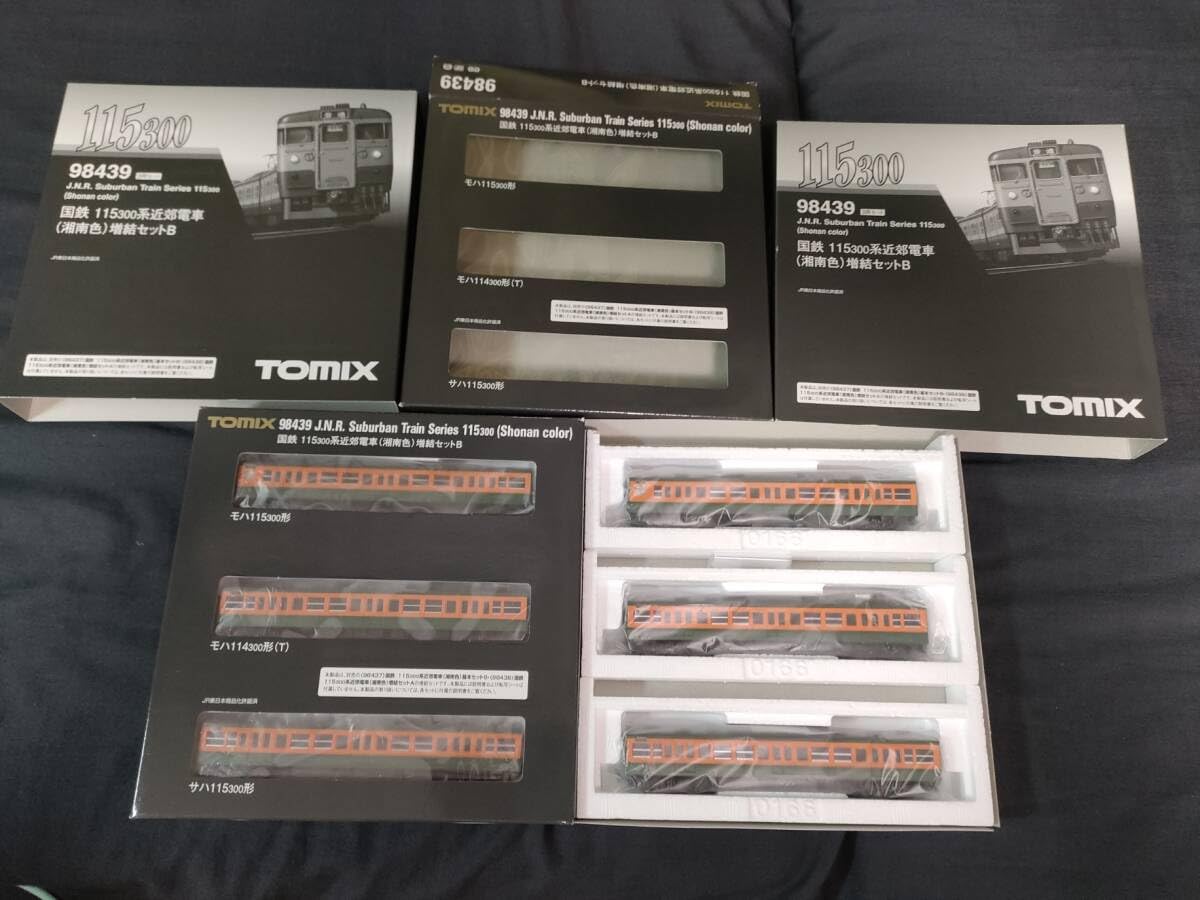 Amazon.co.jp: トミックス 98439 国鉄115-300系 湘南色 増結セットB 3