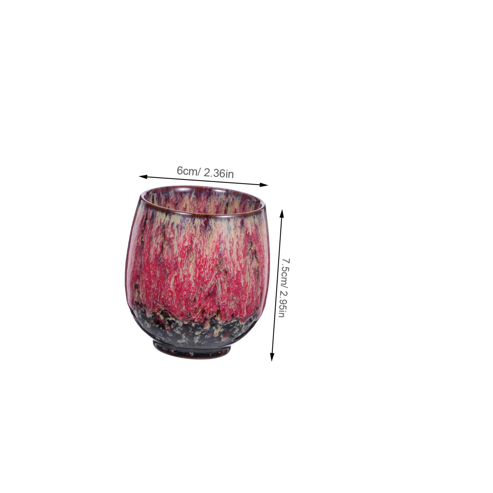 4 Piezas Tazas de Cerámica Vintage con Acabado Antimancha Resistentes y Fáciles de Limpiar para Café Espresso Cappuccino y Té Reuniones Íntimas