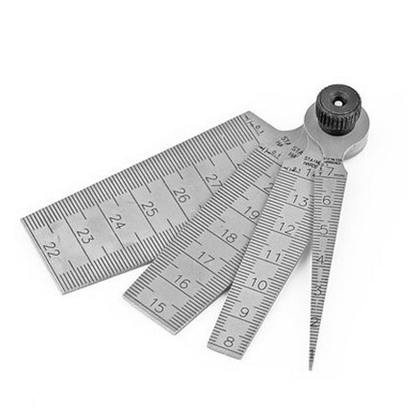 Cfwwsaq One Color Feeler Gauges, Taper Gage High Precision Stainless Steel Wedge Feeler Measuring Tool 0-29Mm Probe Taper Gauge Wedge Valve Gauge