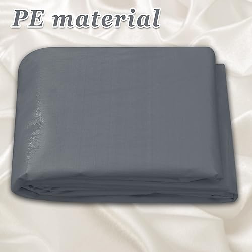 Miniatura 7 de Strong Camel Cubierta de toldo de repuesto para cochera de 10 x 20 pies, tela de polietileno para tienda de campaña, refugio de garaje, cubierta de