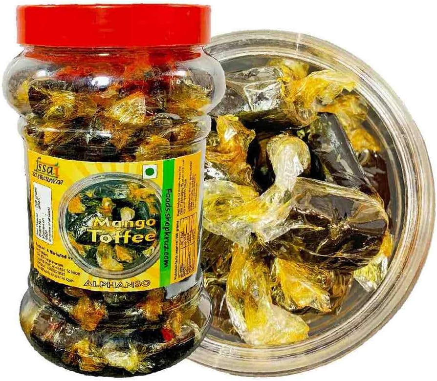 Foods.shopkruz Black Aam Papad 400 grams Sour aam papad with black salt