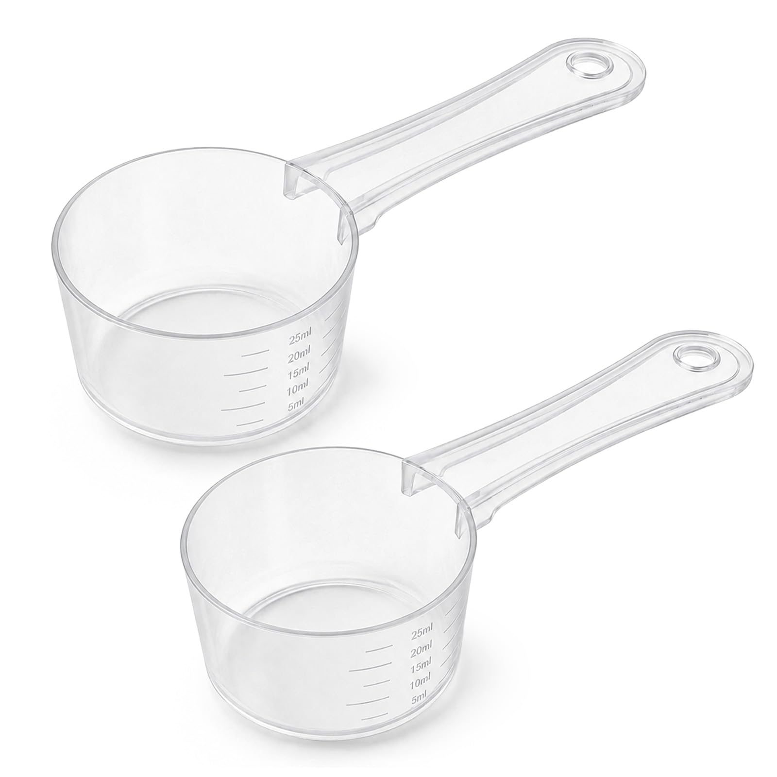 2Pcs 2 Tablespoon (30ml) Plastic Measuring Spoons, Formula Scoop Reusable Protein Scoop with Handle Kitchen Measurement Tools for Protein Powder, Milk, Cereal, Flour, Dose, Coffee, Tea