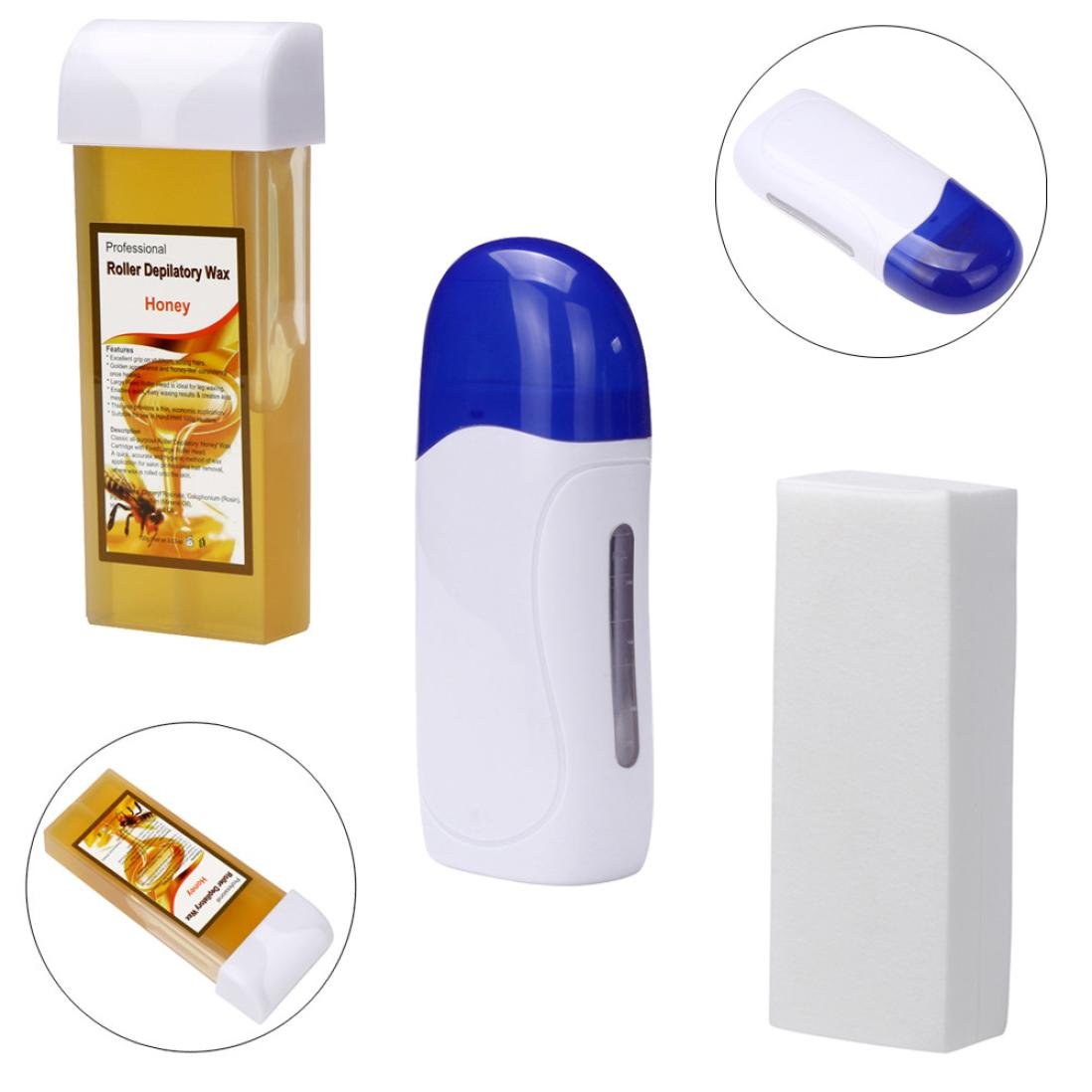 Hair Removal Set,ABCsell Roll On Cartridge Depilatory