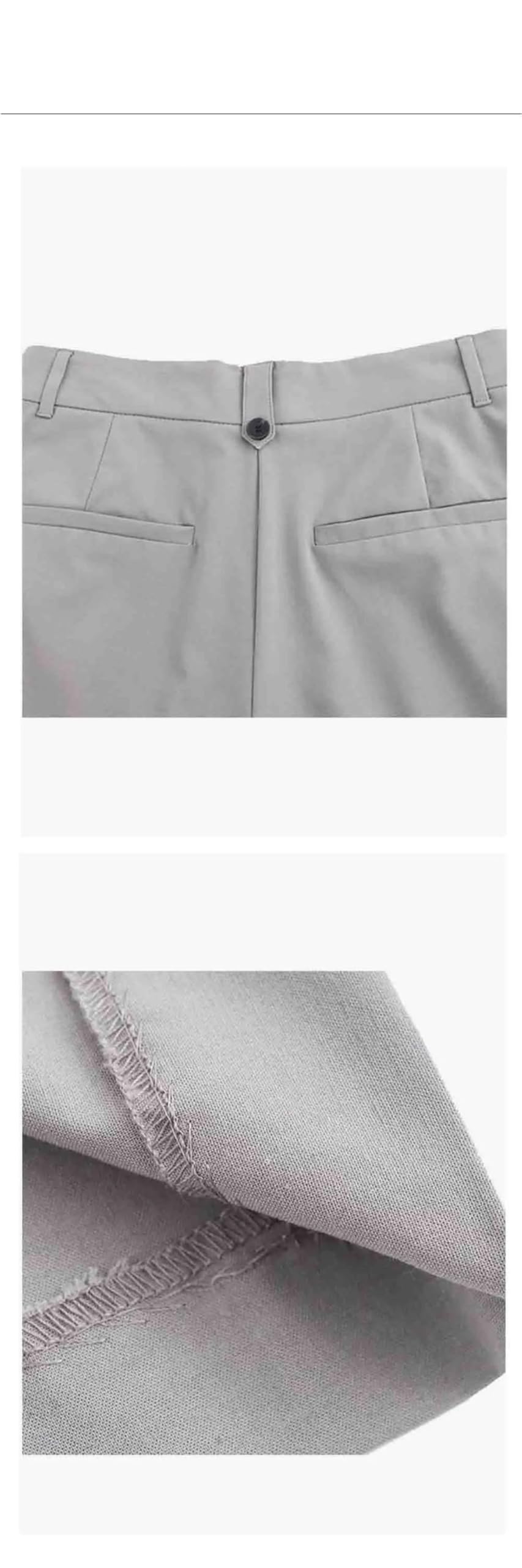 Ensemble de pantalons à double pli sans manches pour femme