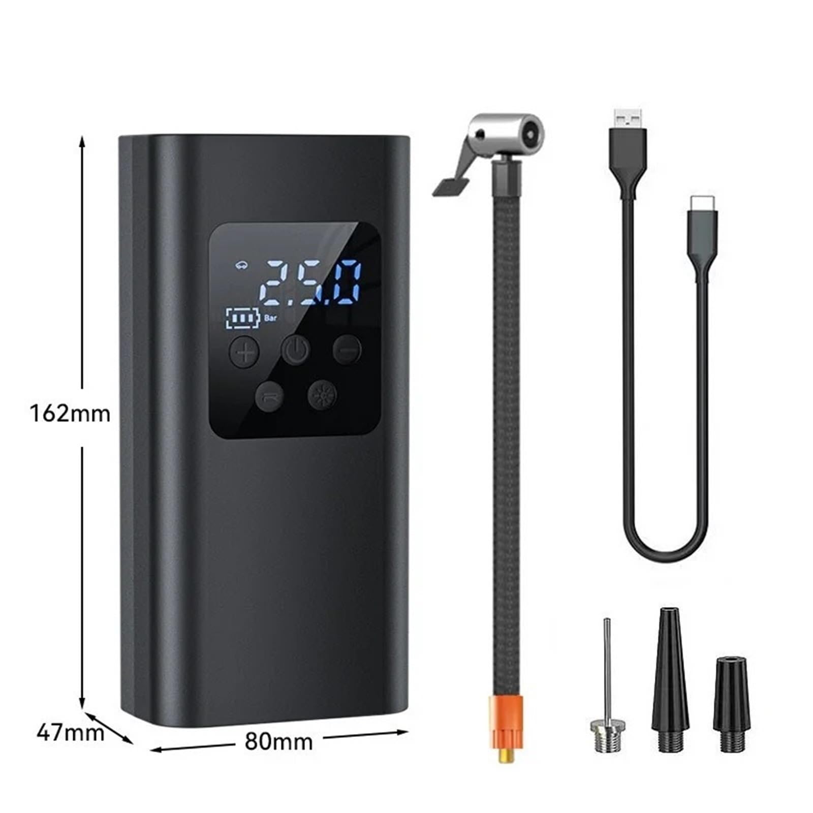 Inflador Ruedas Coche Para motos de coche Portable Electric Air Compressor | Inflador de compresor de aire Para bomba inalámbrica para coche, inflador de neumáticos Para luz Led, eléctrico
