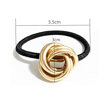 Amazon | Fuyunohi ヘアゴム おしゃれ 大人 ヘアアクセサリー 黒