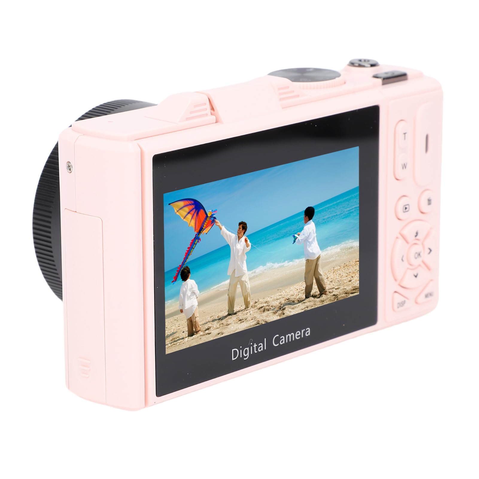 Fotocamera Digitale, Videocamera 5K 75MP con Zoom 18X e Schermo