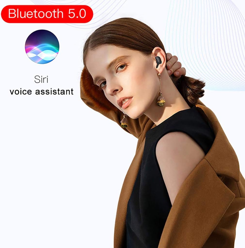 Bascar Auriculares Bluetooth E6S inalámbricos TWS True Bluetooth 5.0,  estéreo, con caja de carga de 280 mAh, alcance de Bluetooth de 15 m :  Amazon.es: Electrónica