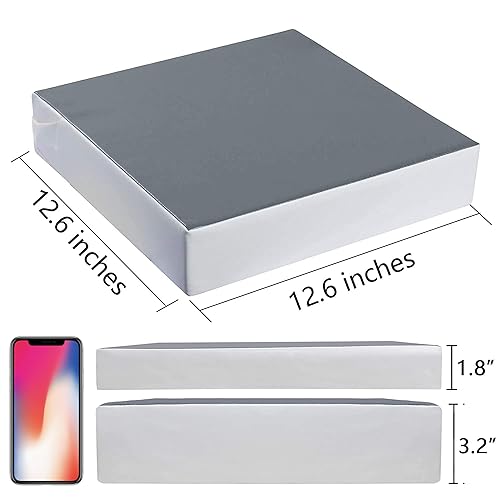 Miniatura 13 de Kalawen 2 correas lavables de poliuretano mejoradas, hebilla de seguridad, asiento elevador para silla de cocina, viaje portátil