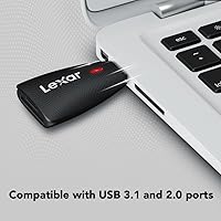 Vista 6 de Lexar Lector Multi-Tarjeta 2 en 1 USB 3.1, Funciona con Tarjetas SD y microSD (LRW450UBNA)