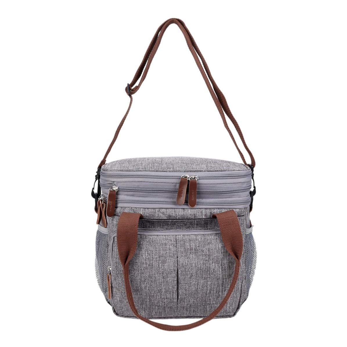 DECHOUS Bolsa de Almuerzo Conservación del Calor y Gran Capacidad de 15l, de Nylon, Adecuado para Picnic y Transporte de Comida al Aire Libre
