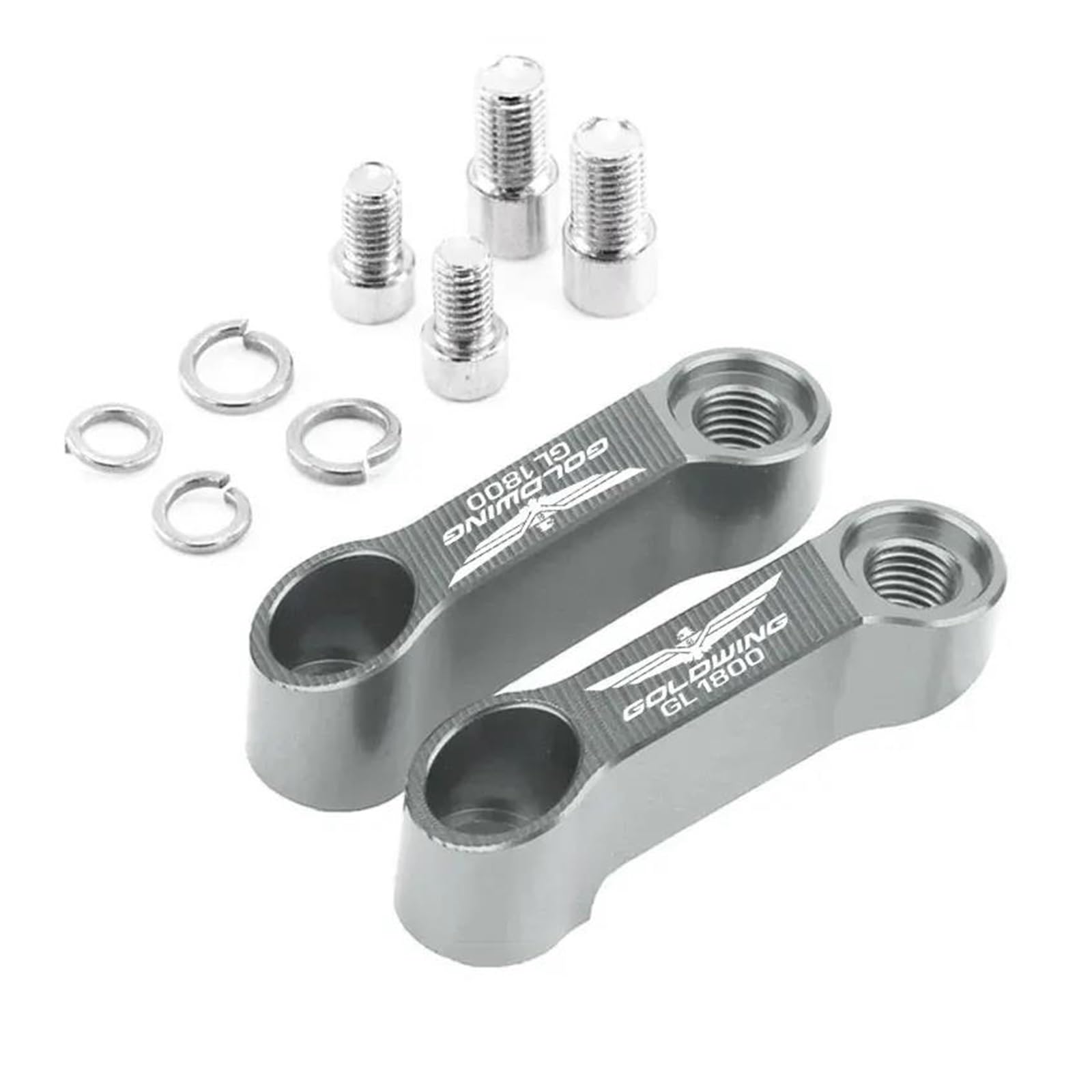 Amasony Gray Extended Riser For Honda Gold Wing 1800 Gl1800 Gl(Gray)