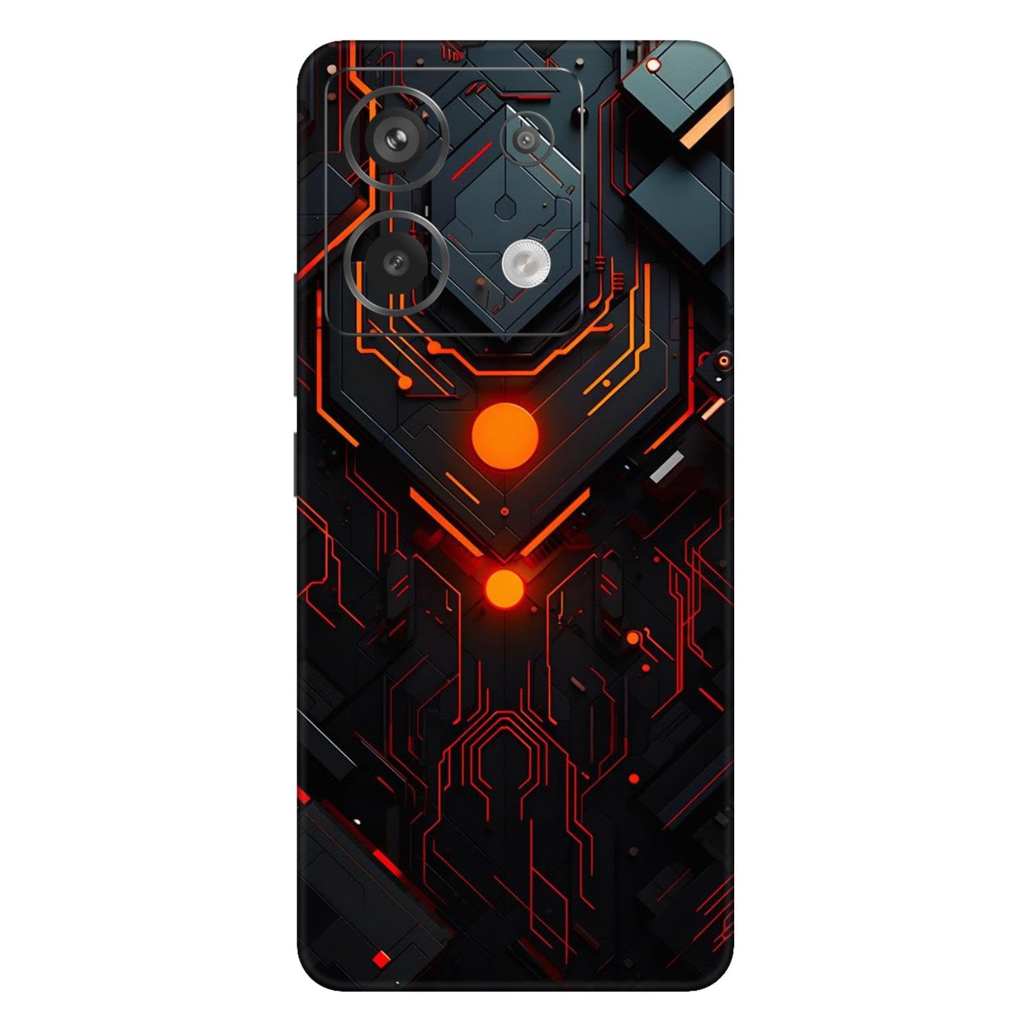 WRAP CRAFT Mobile Skin Sticker Compatible with Redmi Note 13 PRO 5G Skin Not Back Cover, Camera & Back Protector Mobile Skin Wrap; REDMI Note 13 PRO 5G-KE-48