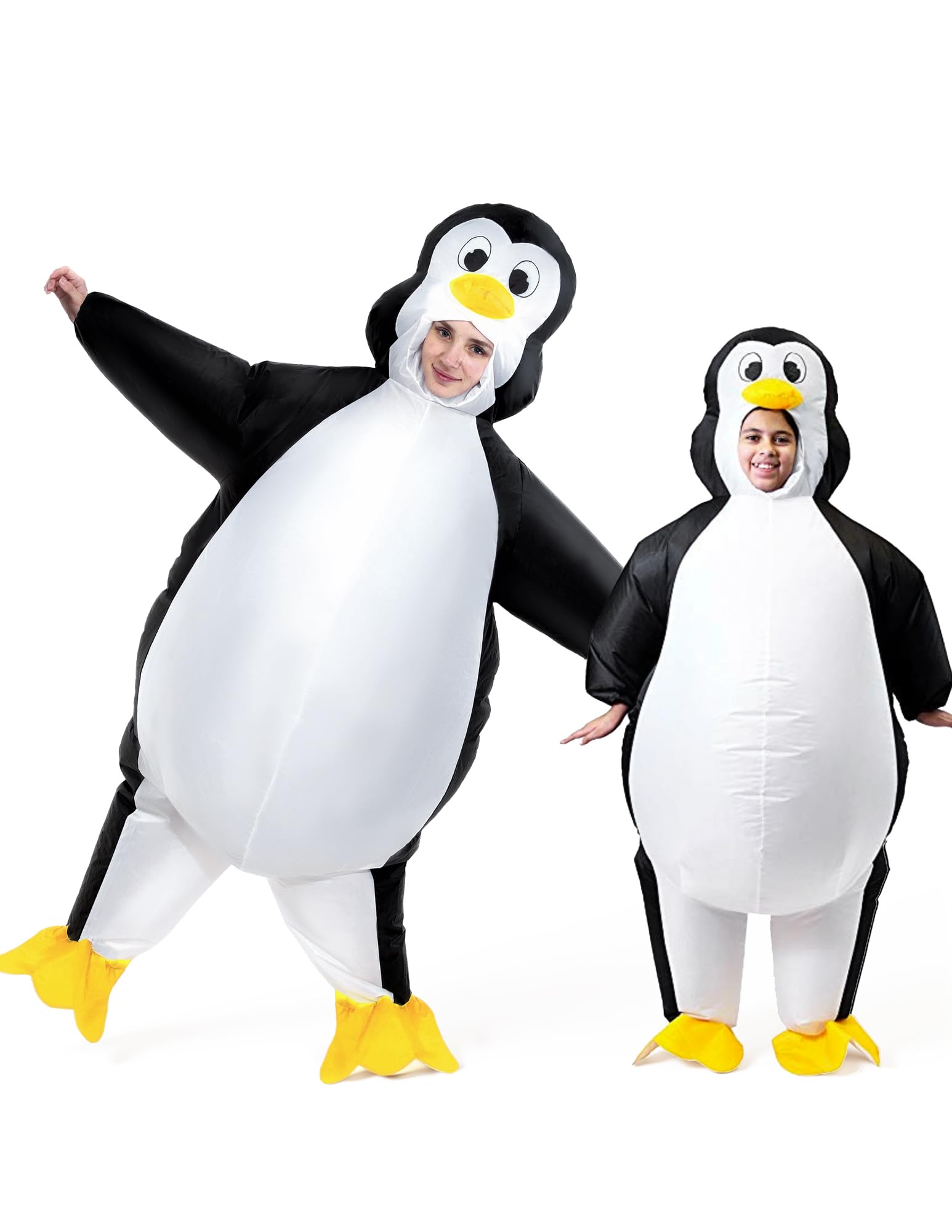 Spooktacular Creations Disfraz inflable de pingüino para Halloween, traje de cuerpo completo para fiestas temáticas de cosplay de adultos