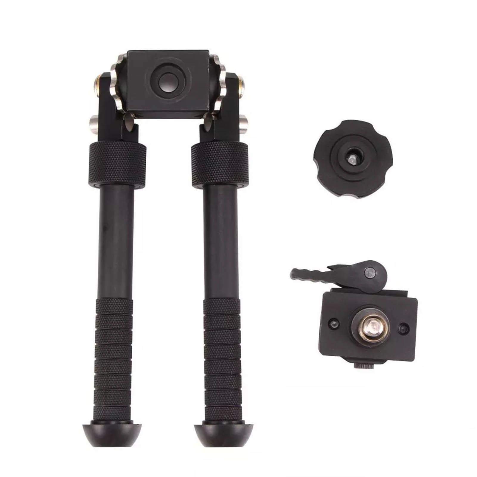 Bipied V8 Pour Fusil, Réglable De 7 à 9, Monture Picatinny 20 Mm, Pivotant à 360° - Léger Et Résistant