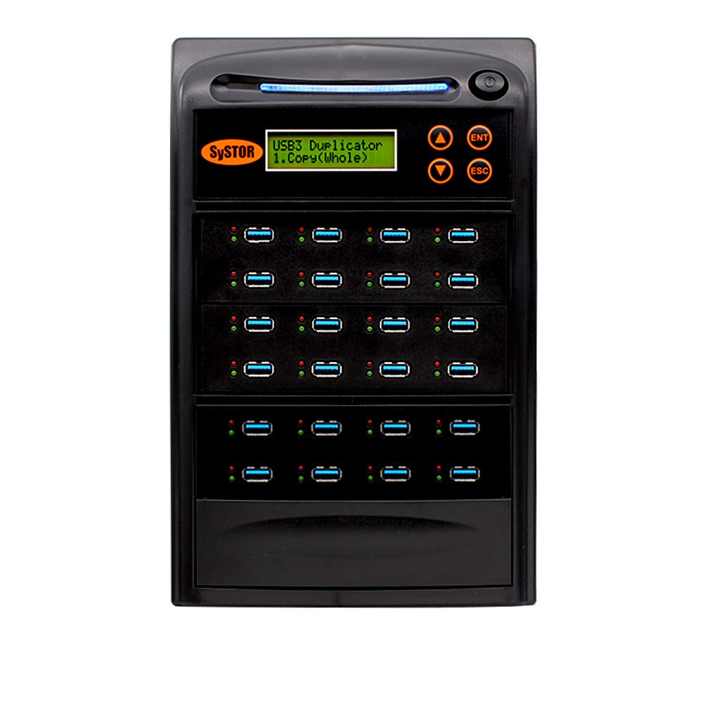 Systor 1 to 23 USB 3.0/3.1 Duplicator & Sanitizer 6GB/Min - Standalone Multiple Flash Memory Copier & Storage Drive Eraser, Copy Speeds Up to 100MB/Sec (SYS-USB30100-23)-picture-10