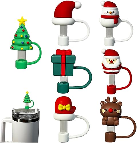 Miniatura 6 de Funda de silicona para pajilla, tapa reutilizable para pajilla, 0.394 in, accesorios para popotes