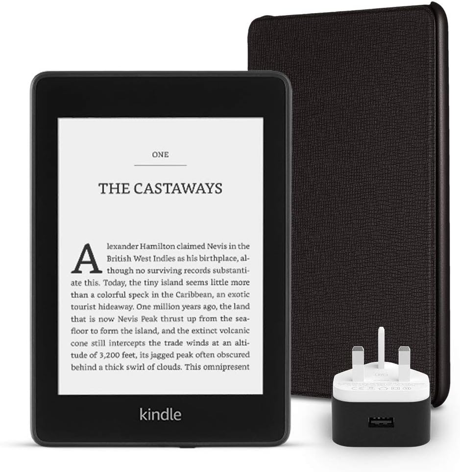 Kindle Paperwhite Essentials Bundle including a Kindle Paperwhite, 32