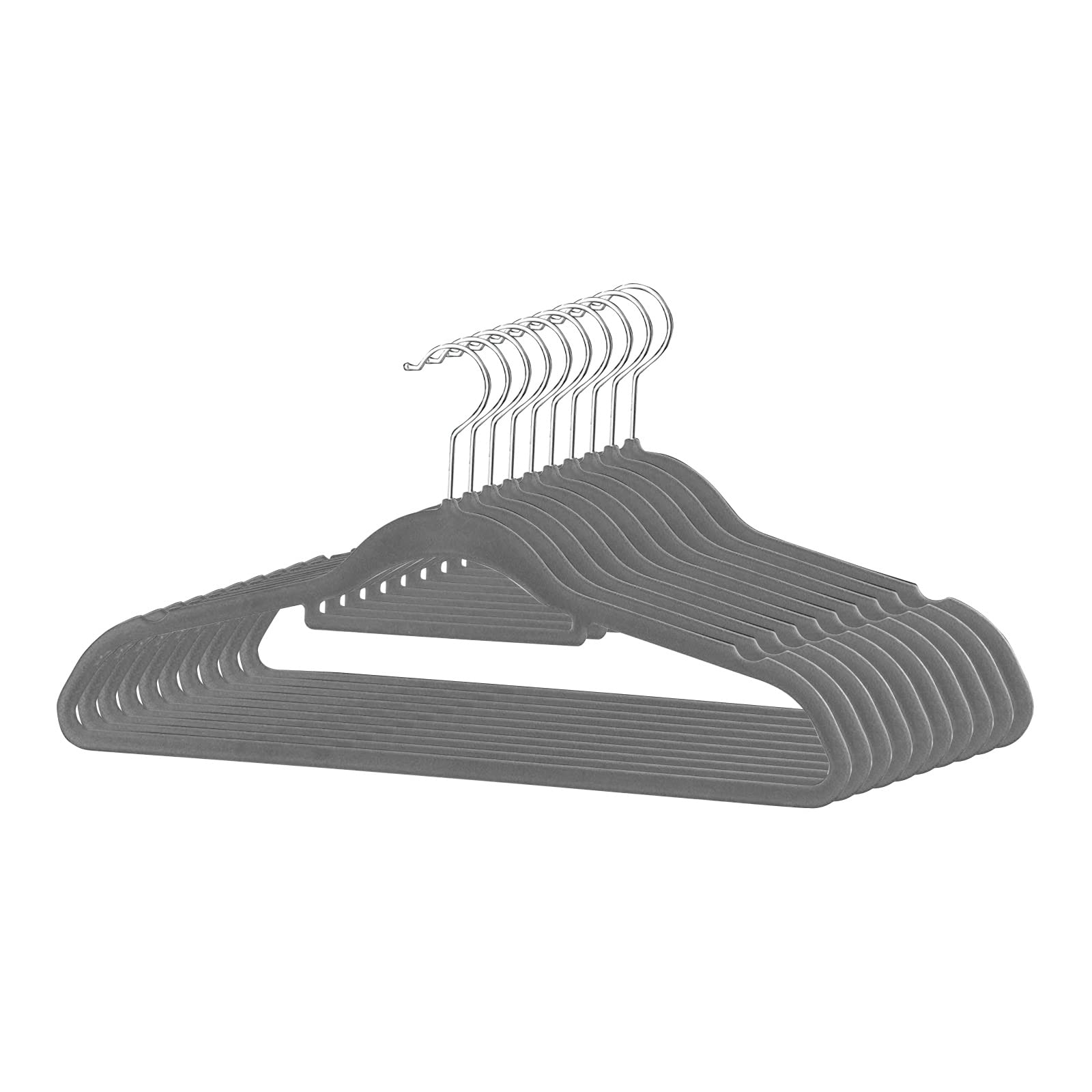 10Pcs Non Slip Clothes Hangers Rotatable Anti-Slip Laundry Hanger Supplies for Bedroom Dormitory Closet Wardrobe Laundry Clothes Hangers