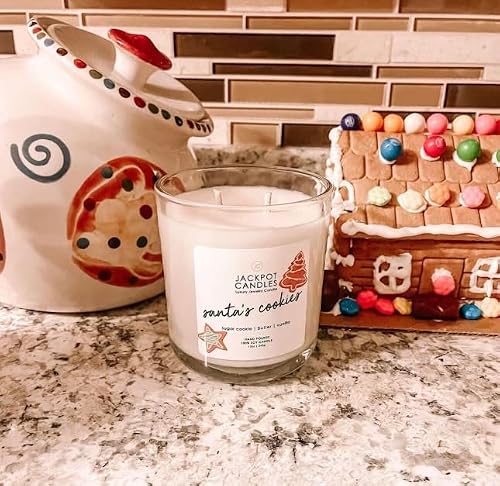 Jackpot Candles Christmas Santas Cookies Candle with Ring Inside (Surprise Jewelry Valued at 15 to 5,000 Dollars) Ring Size 7 - Thumbnail 3