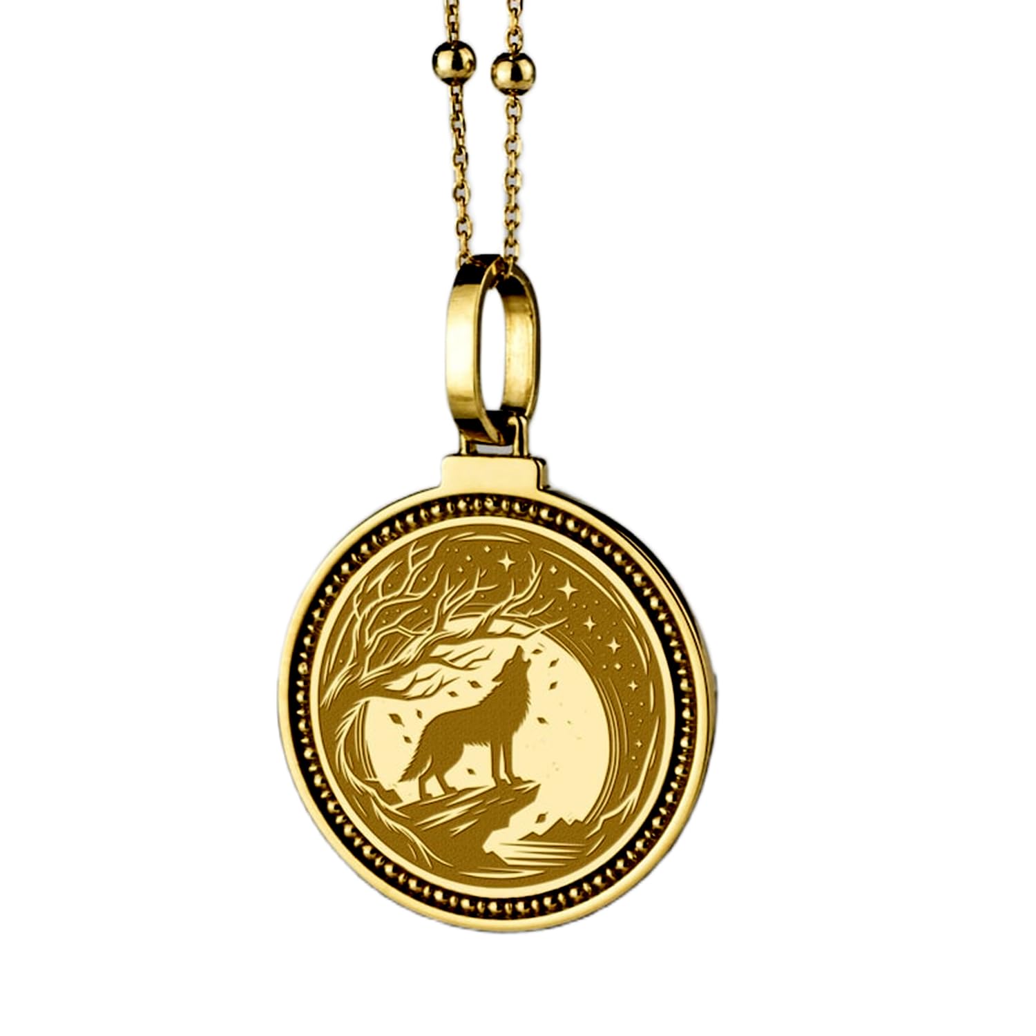 Pendentif gorille tribal LKBEADS, collier argent et or pour sublimer vos looks d'été - 5