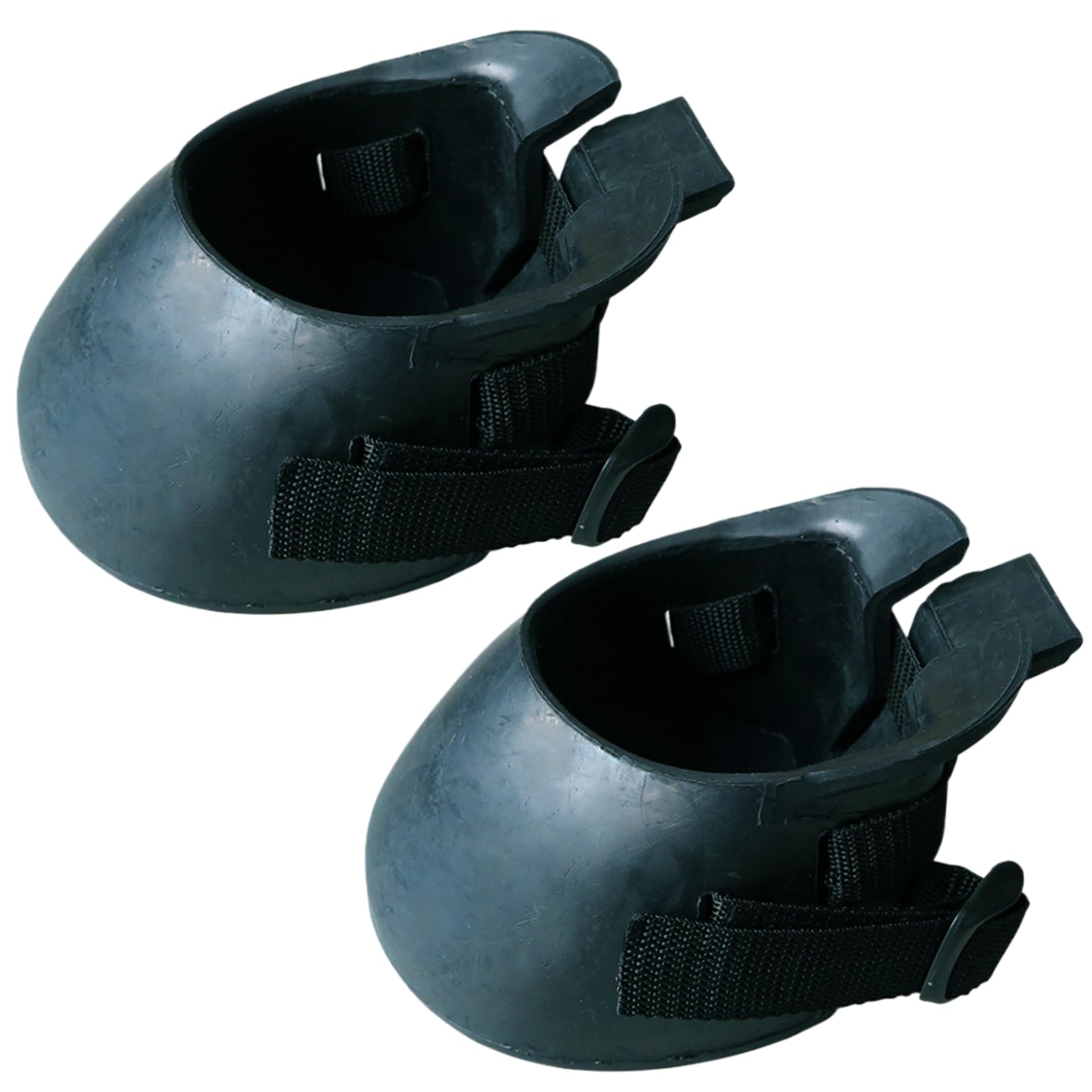 1 Pair Hoof Boots For Horses Rubber Protective Sturdy Horse Hoof Boots Portable Thick for Wound Management and Laminitis Abscess, L Horse Tack