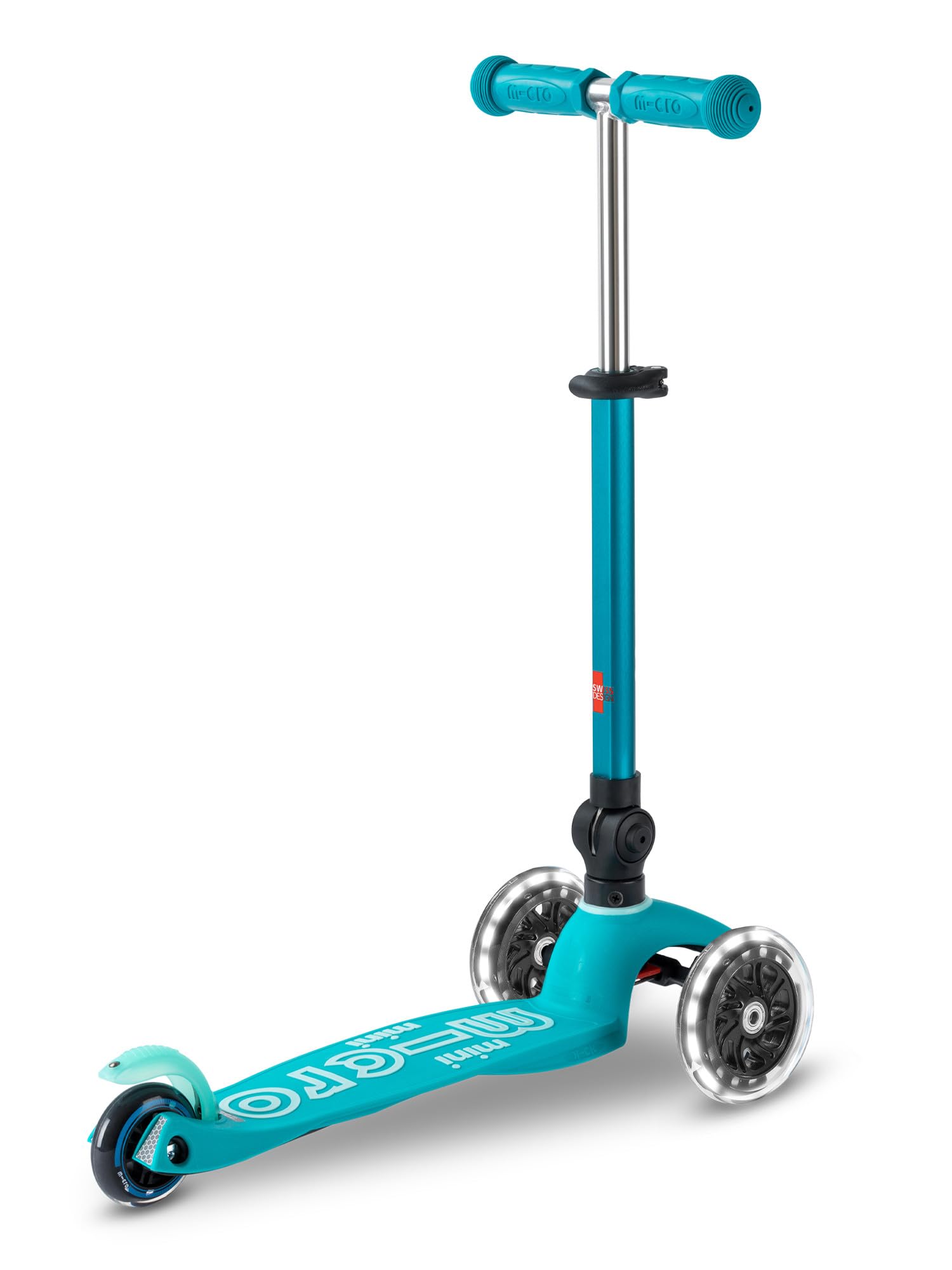 micro™ | Mini micro Deluxe Foldable LED | Klappbar | Das ORIGINAL | Kinderroller ab 2 Jahren | Inklusive LED Rollen | Jungs & Mädchen 2-5 Jahre