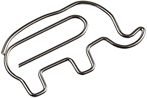 Midori D Clips Elephant Assortment Paper Clips