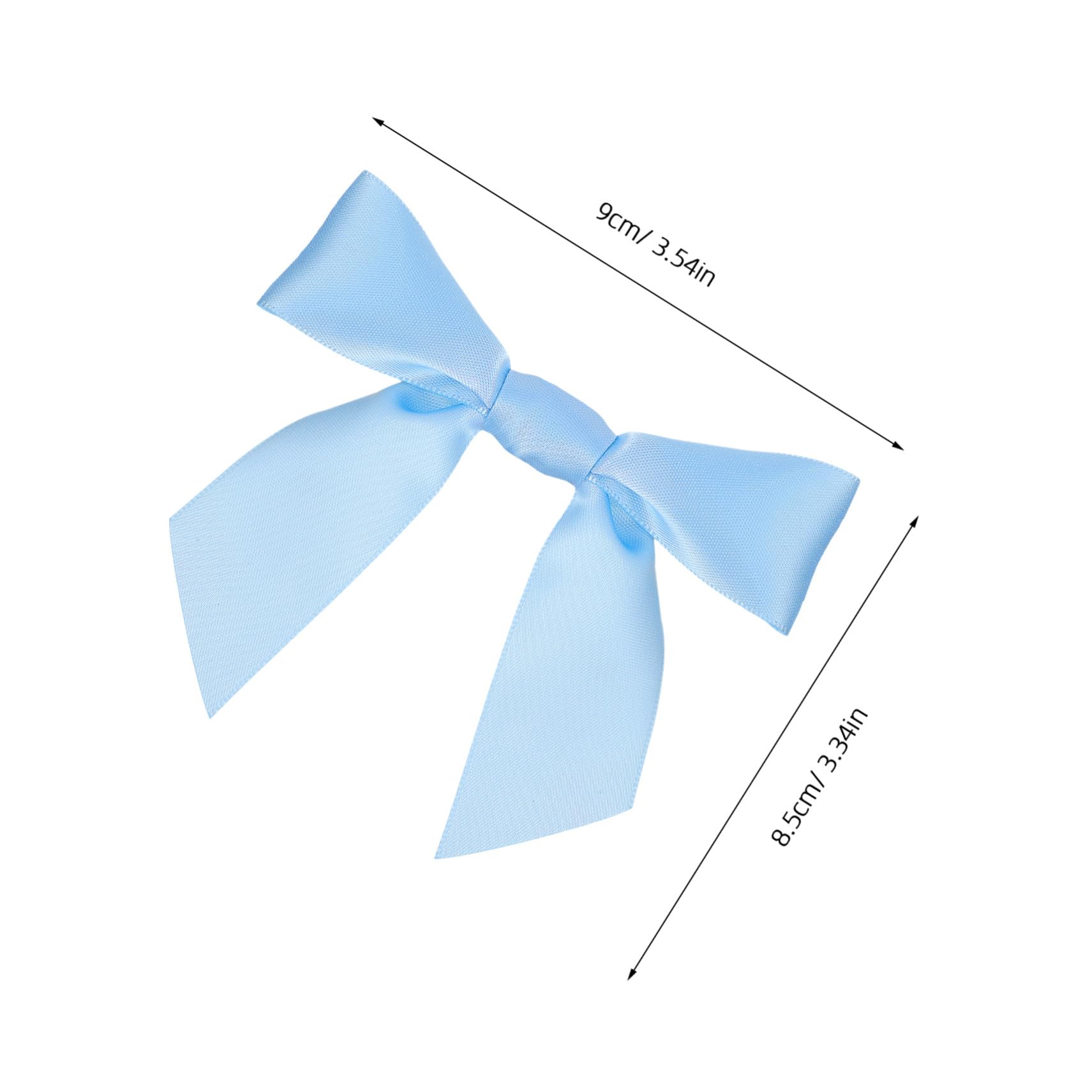 100piezas Lazos para Bolsa de Obsequio de Cinta de Raso Preatados Unidades Mini Lazos para Decorar Paquetes para Manualidades Regalos Bolsas de Dulces y Bodas
