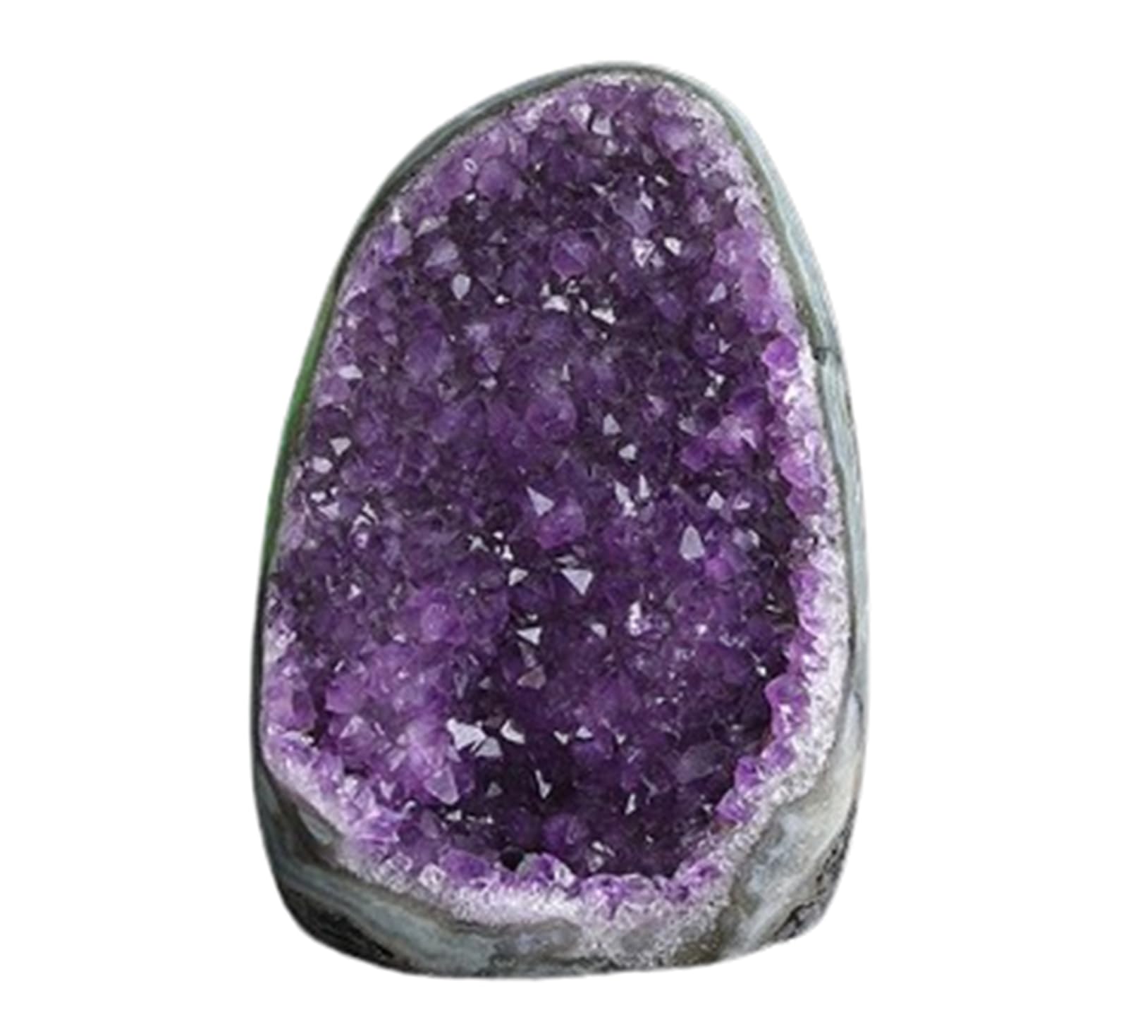 HUJWLBWF Amethyst Cluster Irregular Crystal Geode Crystal Rock Raw Purple Clusters Unpolished Quartz Gemstone Stone Home Decor,600~700g