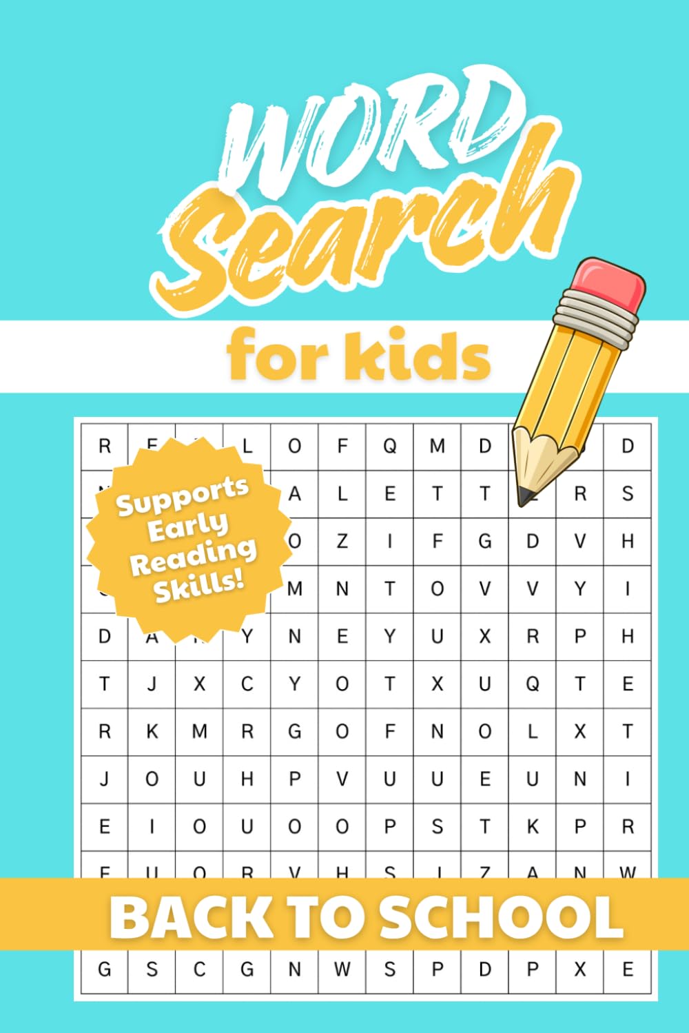 Word Search For Kids: Back to School