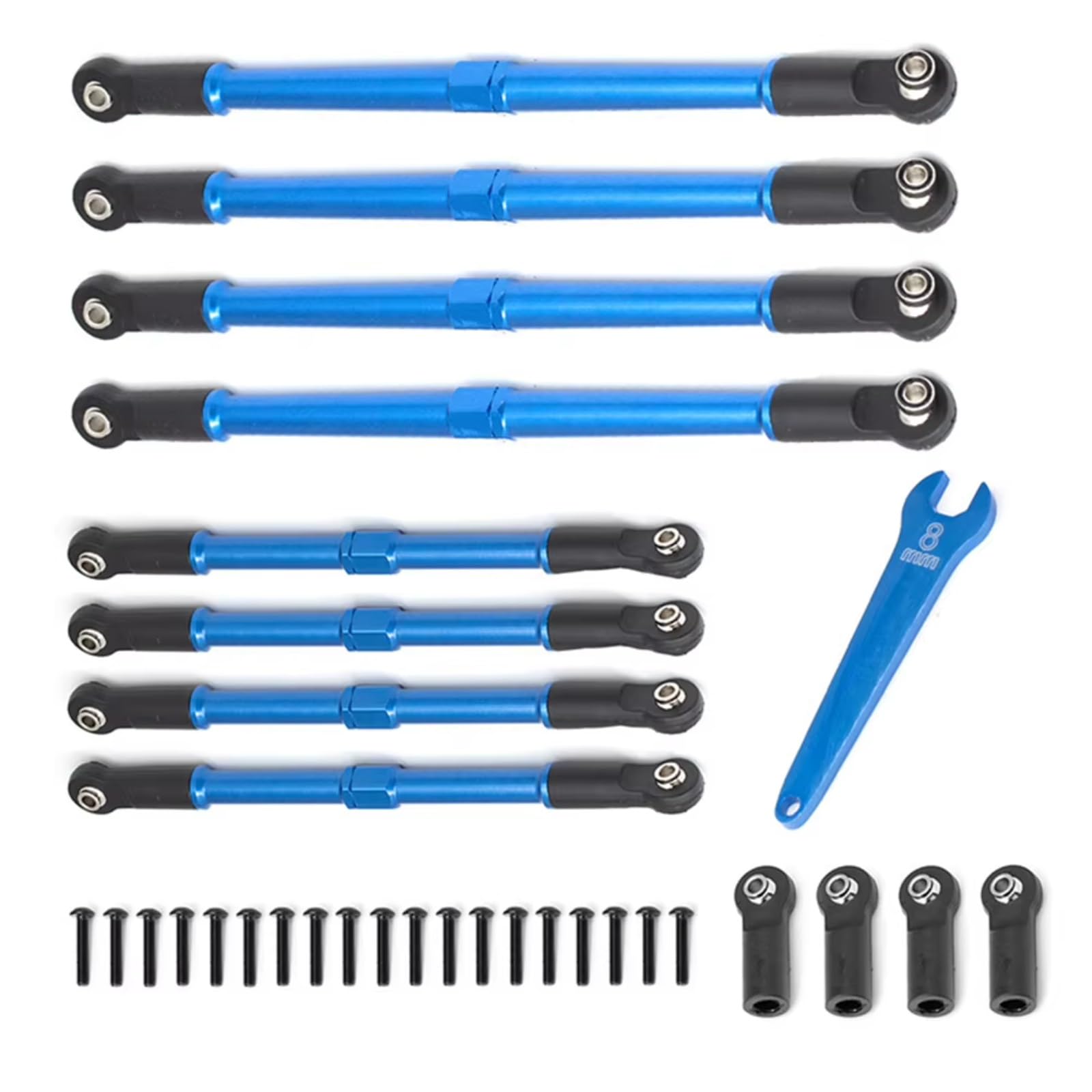 Accessori Rc Per Summit ErevO E2.0 5319X 5338R 1/10 Lega Di Acciaio Rod End Aste Spinta Rc Parti Automobili Riparazione Ricambio Modelli Giocattolo