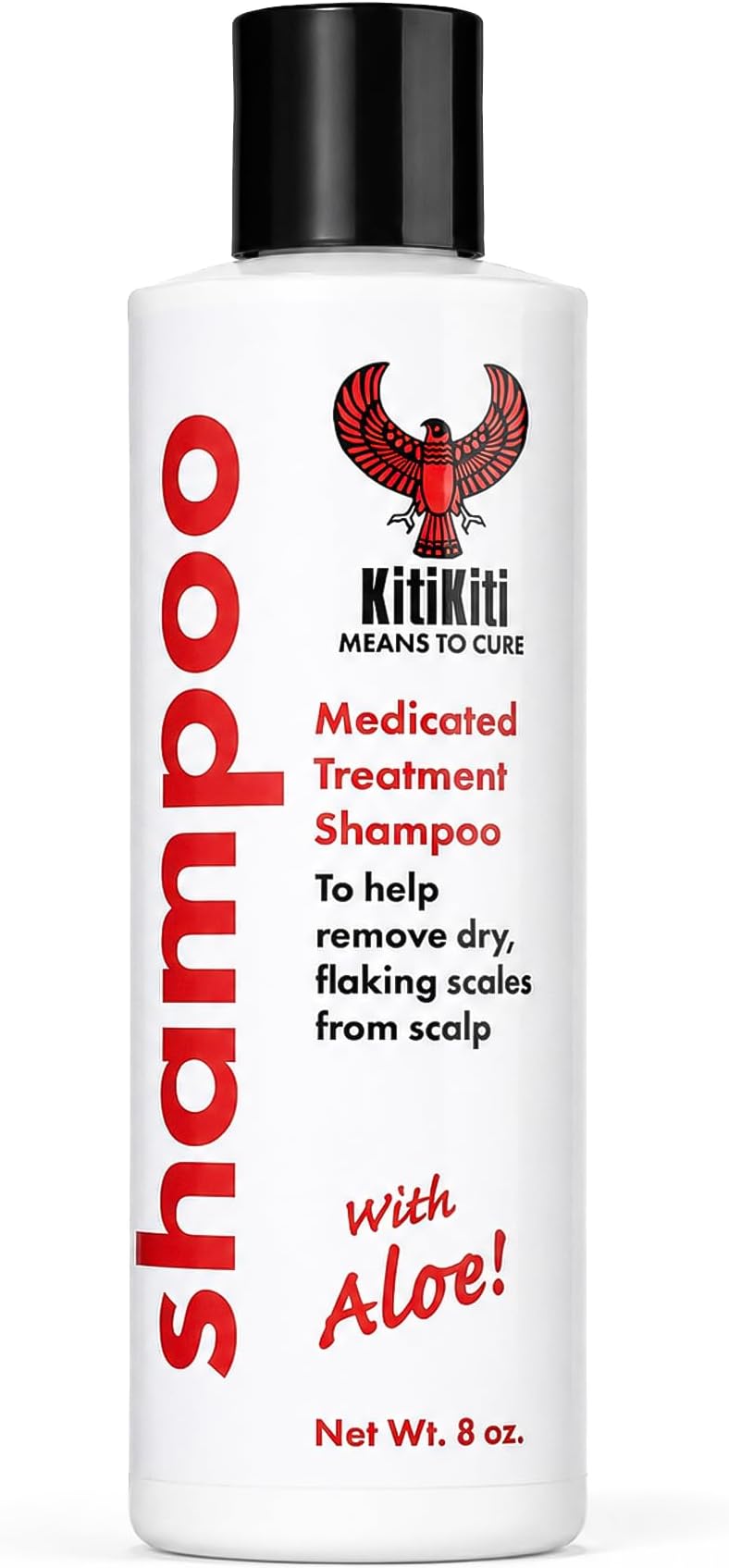Kitikiti Shampoo Medicated Treatment Shampoo with Aloe 8 Oz