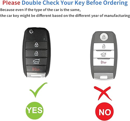 Miniatura 8 de Funda para llavero Kia de TPU suave, compatible con Rio Optima Soul Sportage Sorento Carens