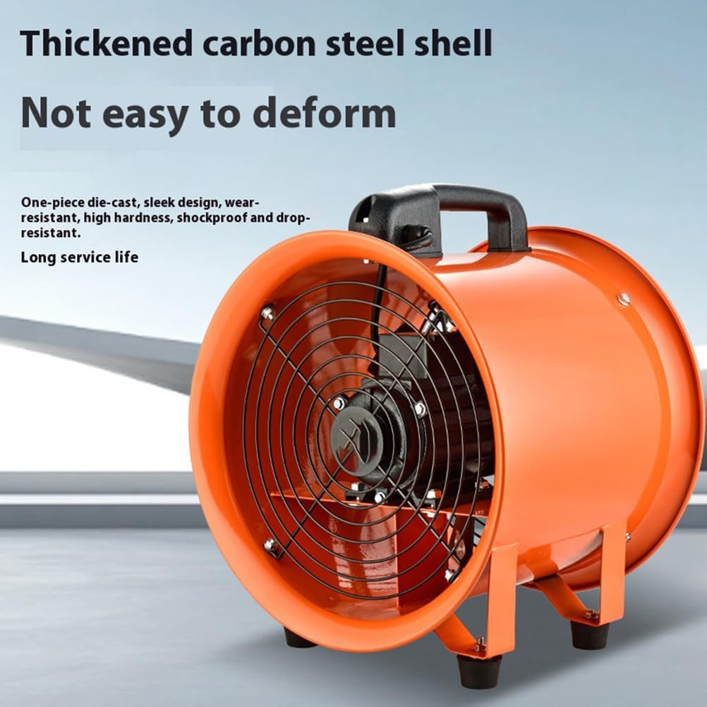 2800 R/Min High Speed Industrial Exhaust Fan 16Inch High Air Volume Utility Garage Blower Fan with Shock-Absorbing Foot Pads for Basements, Workshops(1500W),14 inches