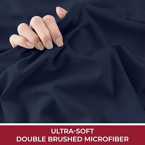 Miniatura 70 de Mellanni California King Fitted Sheet - Iconic Collection Bedding Sheets with up to 16 inch Deep Pocket - Soft & Cooling - Fade & Stain Resistant