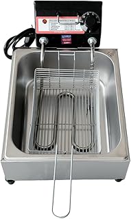 Fritadeira elétrica industrial cuba 5l econômica (220 volts)