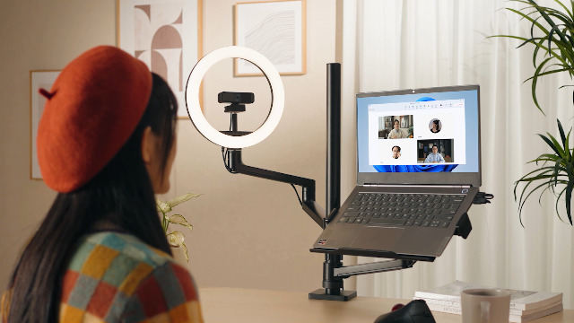 Amazon.com: Kensington L1000 Bicolor Ring Light with Webcam Mount