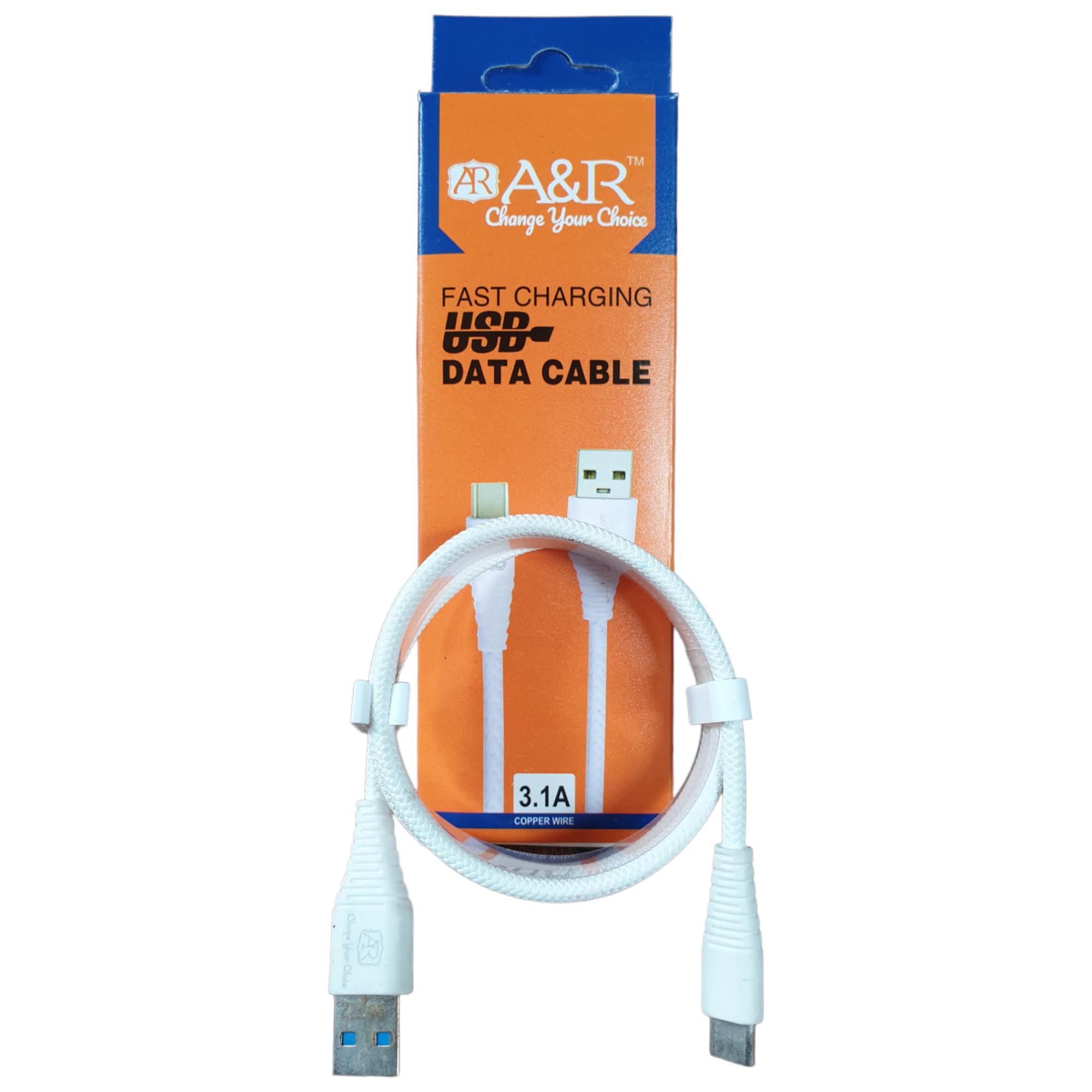 A&R Unbreakable 30W / 3.1A Fast Charging 1m PVC Type C Cable for Smartphones, Tablets, Laptops & other Type C devices, PD Technology, 480Mbps Data Sync, Quick Charge 3.1 (RW002, White) (B0C9YGZ75K) Amazon Price History, Amazon Price Tracker