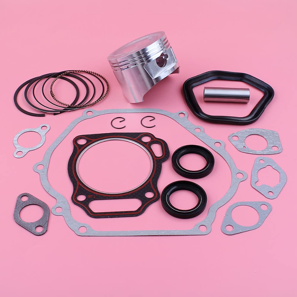 Juego de juntas completas de sello de aceite Circlip de anillo de pasador de pistón de 88mm for pieza de repuesto de motor de Gas GX390 13HP GX 390 188F