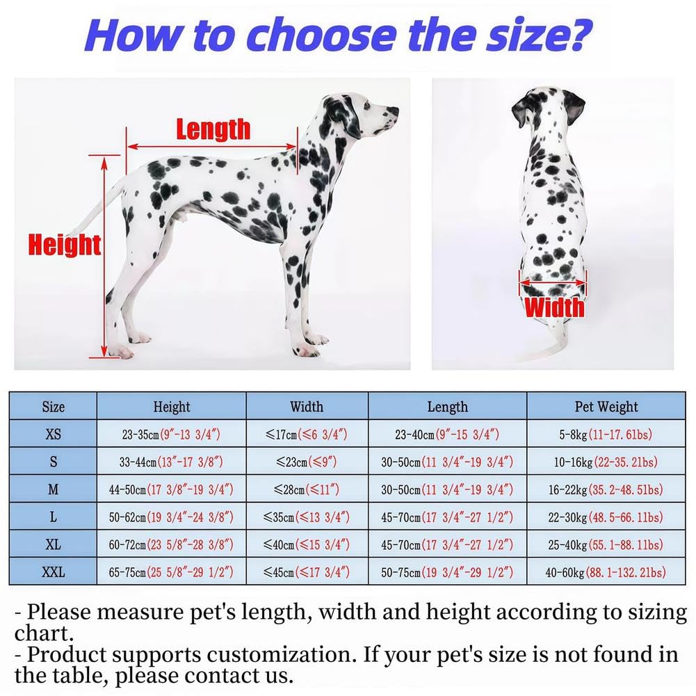 Supporto per Gambe Regolabile per Sedia A Rotelle per Cani A 4 Ruote, Sedia A Rotelle per Gambe Posteriori per Cani, Ausilio per La Mobilità A Supporto Completo