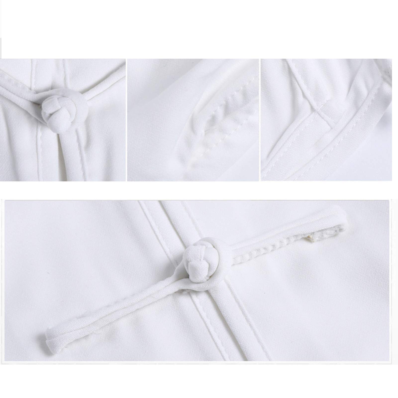Abito per Arti Marziali, Wing Chun Cinese in Cotone e Lino a Maniche Lunghe Tai Chi Abbigliamento Abito in Due Pezzi, Adatto per Arti Marziali Taekwondo Kung Fu Abbigliamento da Allenamento (XXL Ver