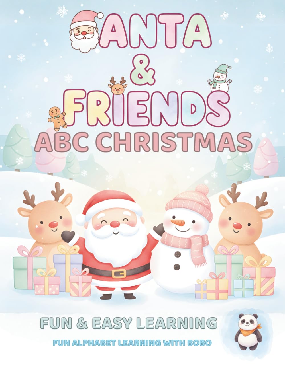 BoBo ABC Christmas – Santa & Friends: Festive Alphabet Journey for Toddlers | Interactive Digital Coloring Bonus | Ages 2–5