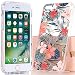 BAISRKE iPhone 7 Plus Case, iPhone 8 Plus Case with flowers, Slim Shockproof Clear Pineapple Pattern Soft Flexible TPU Back Cover for iPhone 7 Plus & 8 Plus - Palm Tree Leaves