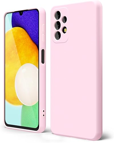Miniatura 1 de oakxco Funda para teléfono Samsung Galaxy A32 5G de silicona líquida, bonita funda delgada y delgada de goma suave TPU lisa de gel para mujeres y