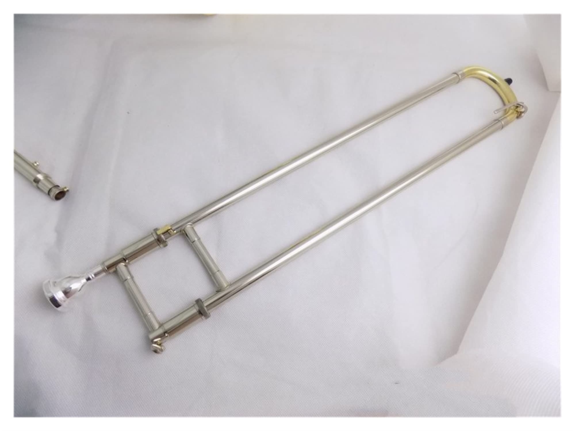 Standard Trombone EB Alto Trombone Musical Instruments Children Alto Trombones with Case Mouthpiece Yellow Brass Trombon Valve Trombone - Image 9