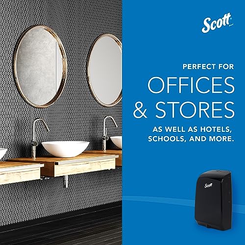 Scott Professional Touchless Skin Care Dispenser (32504) | Automatic Touchless Dispensing, Wall Mounted, 1.2 L Capacity, Black, Compatible with Scott Skin Care Refills - image 9